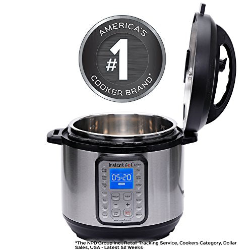 Instant Pot Duo Plus 9-in-1 Multi-Use Programmable Pressure Cooker, Slow Cooker, 6 Quart | 1000W