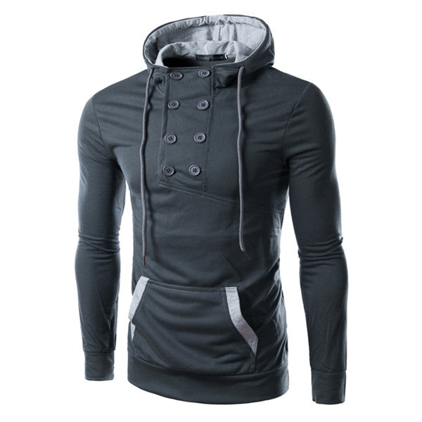 2016 NEW Brand Clothing Winter Casual Hoodies Mens Cotton Fashion Men's Warm Hoodies Sweatshirts Suit Hoody Jacket M-2XL  BW1809