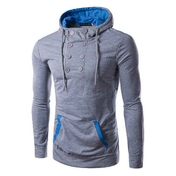 2016 NEW Brand Clothing Winter Casual Hoodies Mens Cotton Fashion Men's Warm Hoodies Sweatshirts Suit Hoody Jacket M-2XL  BW1809